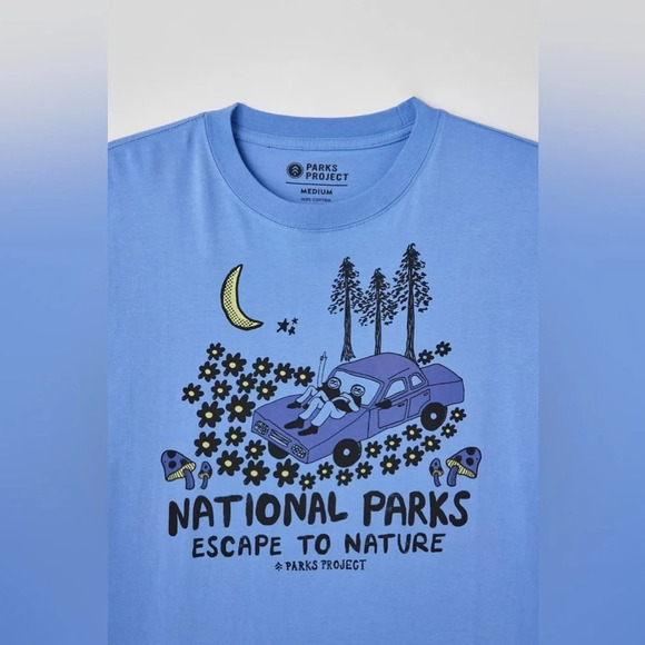Parks Project Stargazing Tee, Sky (Blue), Medium, NWT - Picture 2 of 3